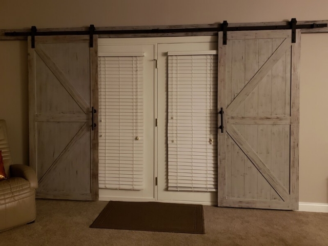 Interior Barn Door Installation by Green Tree Columbus